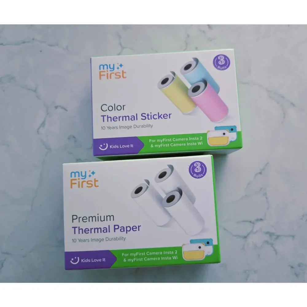 myFirst Camera Insta2 Starter Bundel! Color: Pink ( Prints Black & White Photos)